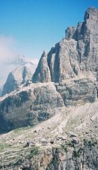 towards Tuckett Rifugio
